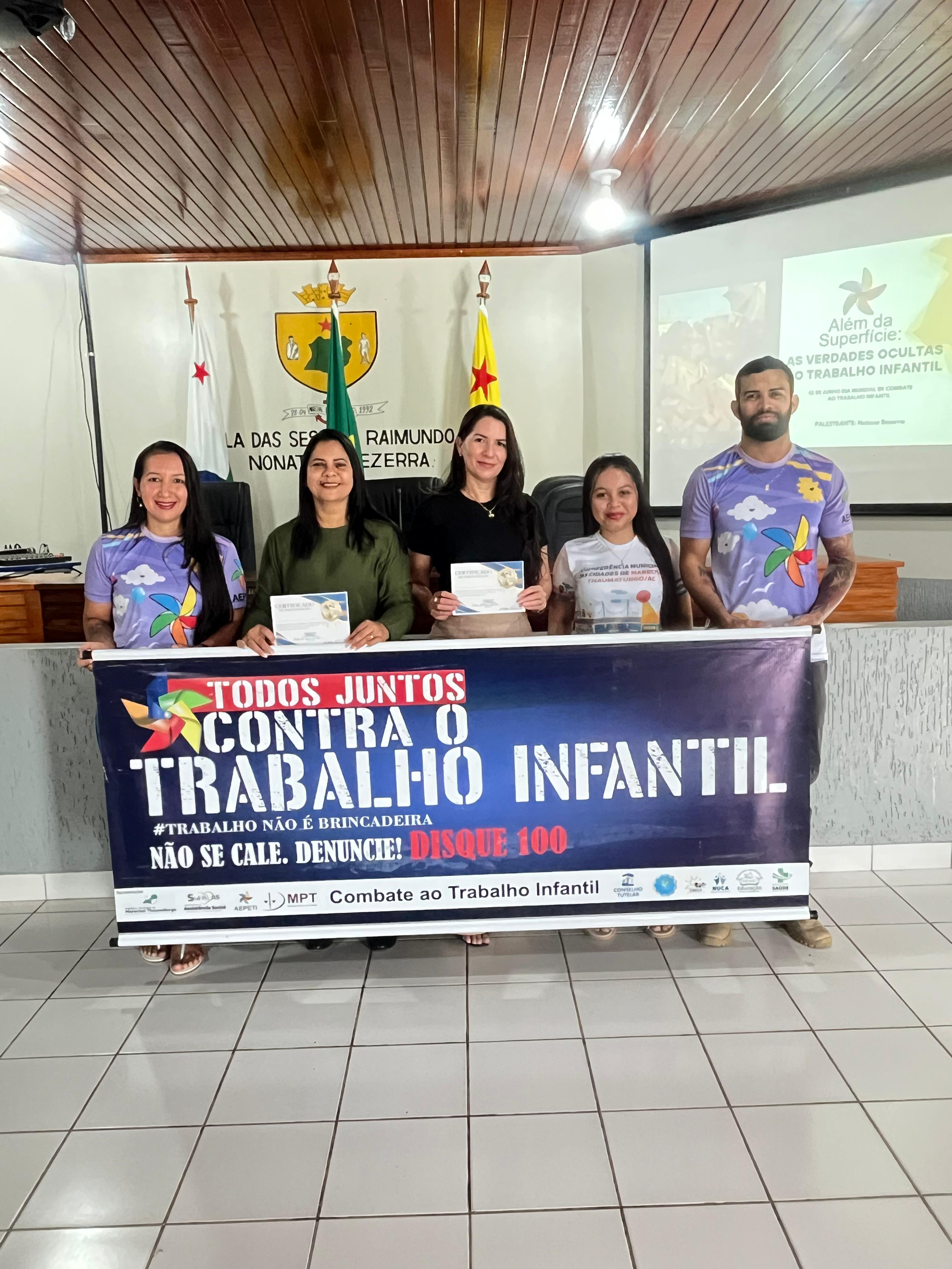 A Câmara de Vereadores vai sediar palestra sobre Campanha de Combate ao Trabalho Infantil